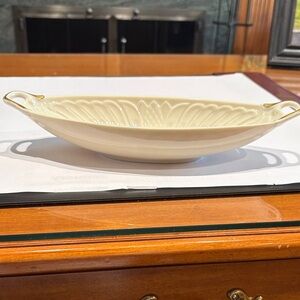 Lenox Cream and Gold Serveware